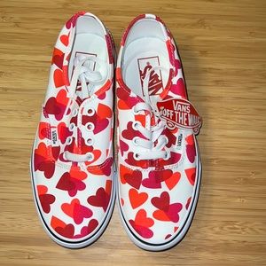 Vans Authentic Valentines Hearts Men’s 6 Women’s 7.5